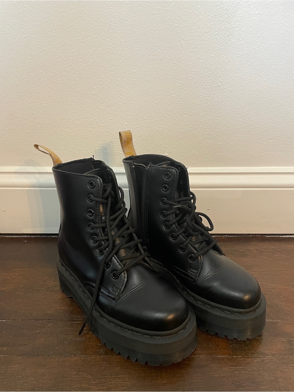 Doc Martens Black Platform Boots